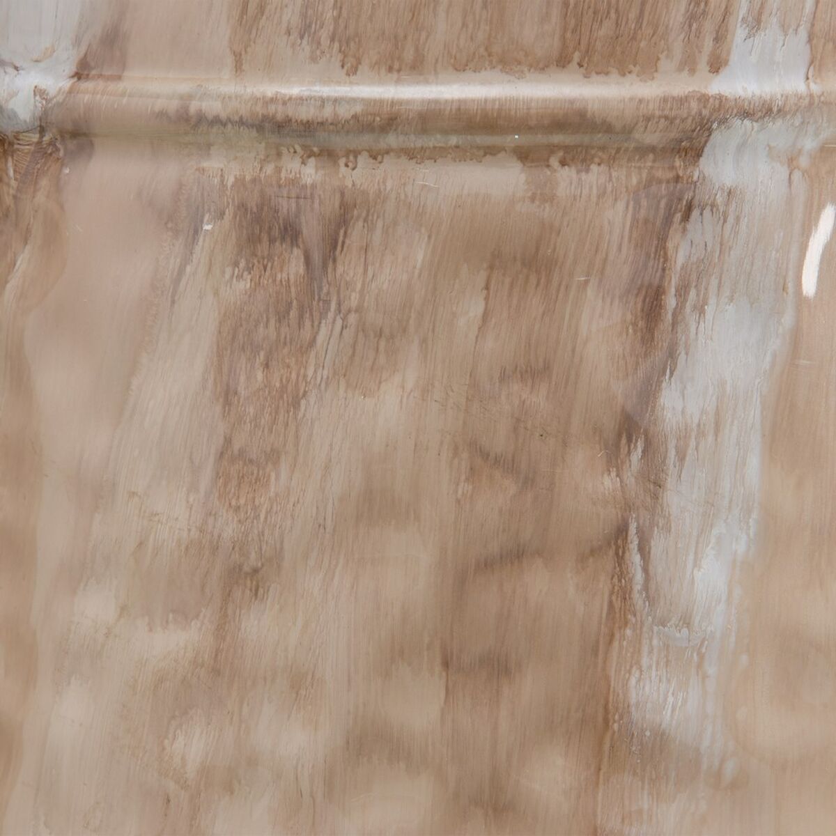 Vase Beige Jern 28 x 28 x 84 cm